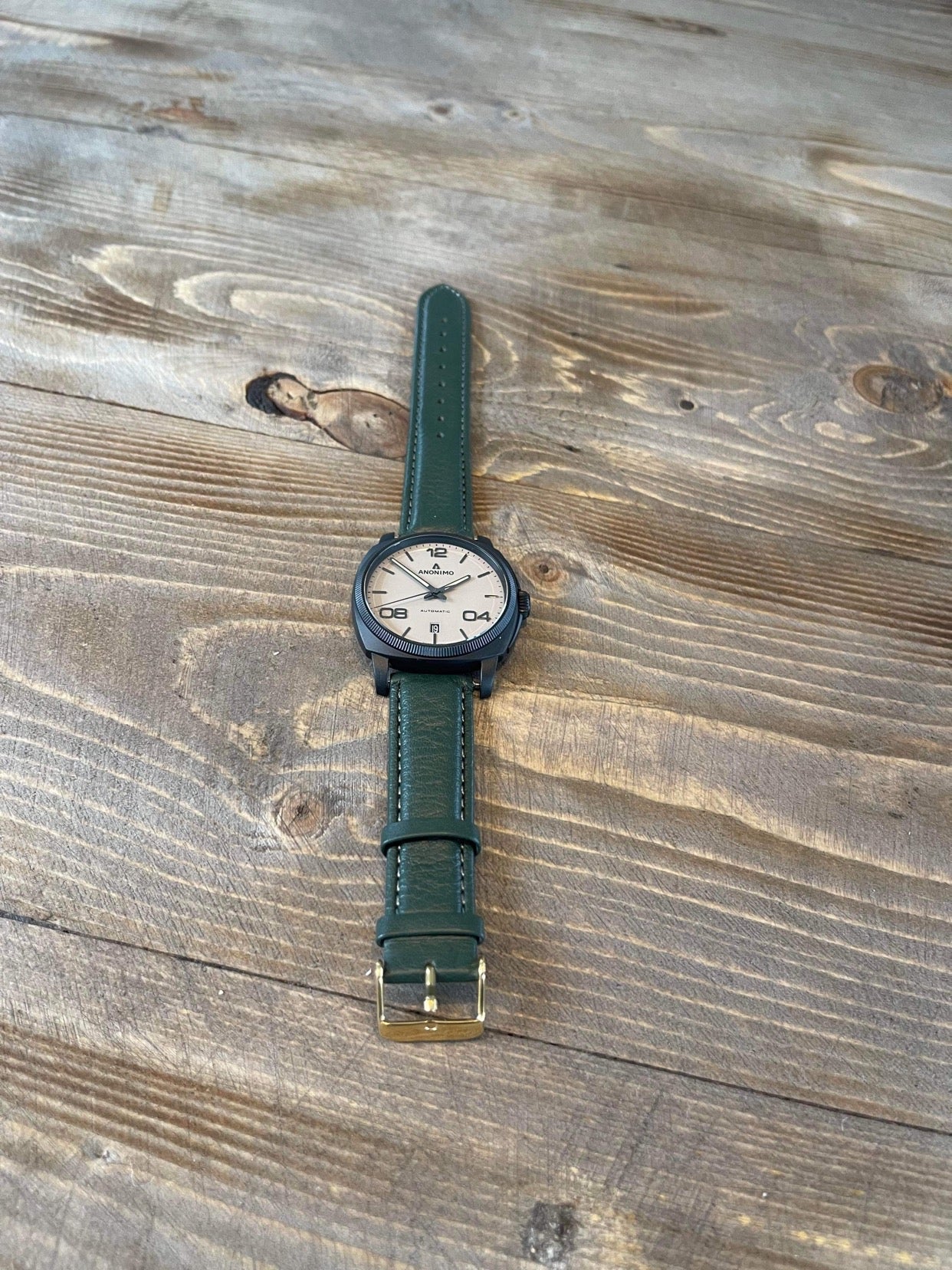 20MM Brown Leather for 40MM klokker